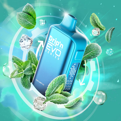 Drip'n EVO 63K Cool Mint Ice Disposable Vape - Supa Vapes