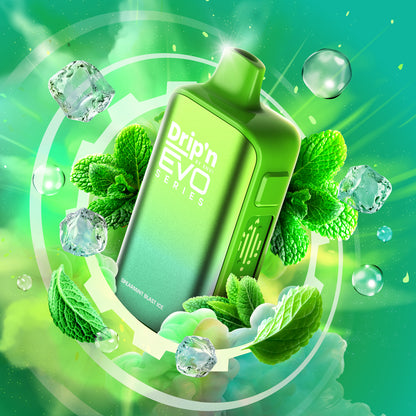 Drip'n EVO 63K Spearmint Blast Ice Disposable Vape - Supa Vapes