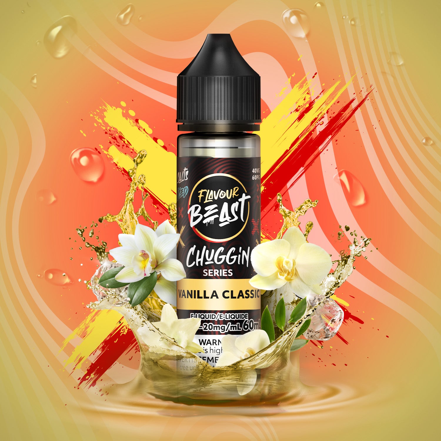 Flavour Beast Chuggin Vanilla Classic Salt Nic E-Juice 60mL - Supa Vapes