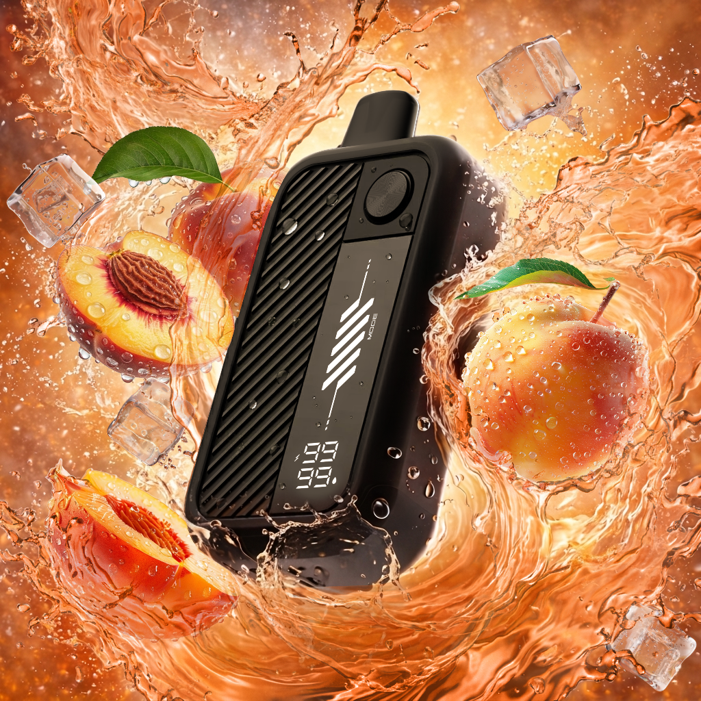 Flavour Beast Mode Max 3 60K disposable vape in Frizzy Peach Iced flavour, 60,000 puffs, 20mg salt nicotine, available at Supa Vapes Canada.