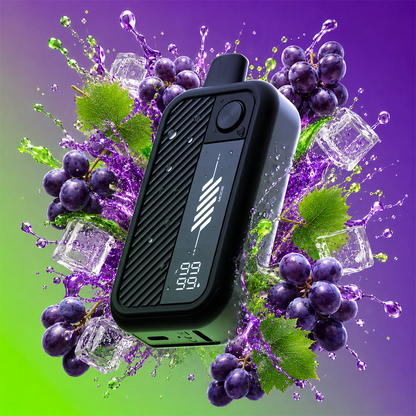 Flavour Beast Mode Max 3 Super S. Grape Iced Disposable Vape - Supa Vapes