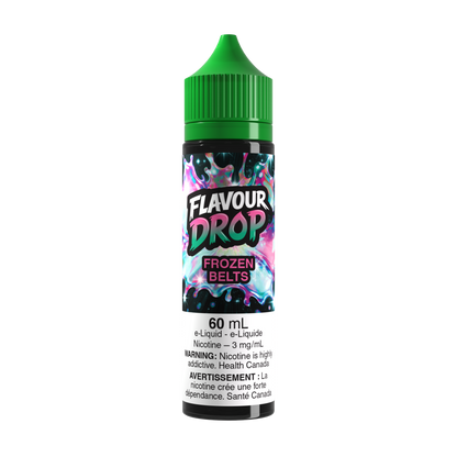 Flavour Drop Freebase Frozen Belts 60mL e-liquid bottle