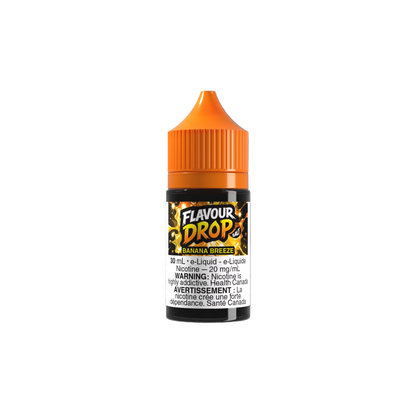 Flavour Drop Salt Banana Breeze 30mL salt nicotine e-liquid bottle
