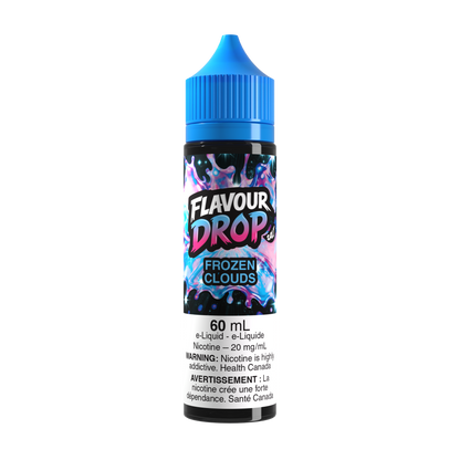 Flavour Drop Salt Frozen Clouds 60mL salt nicotine e-liquid bottle