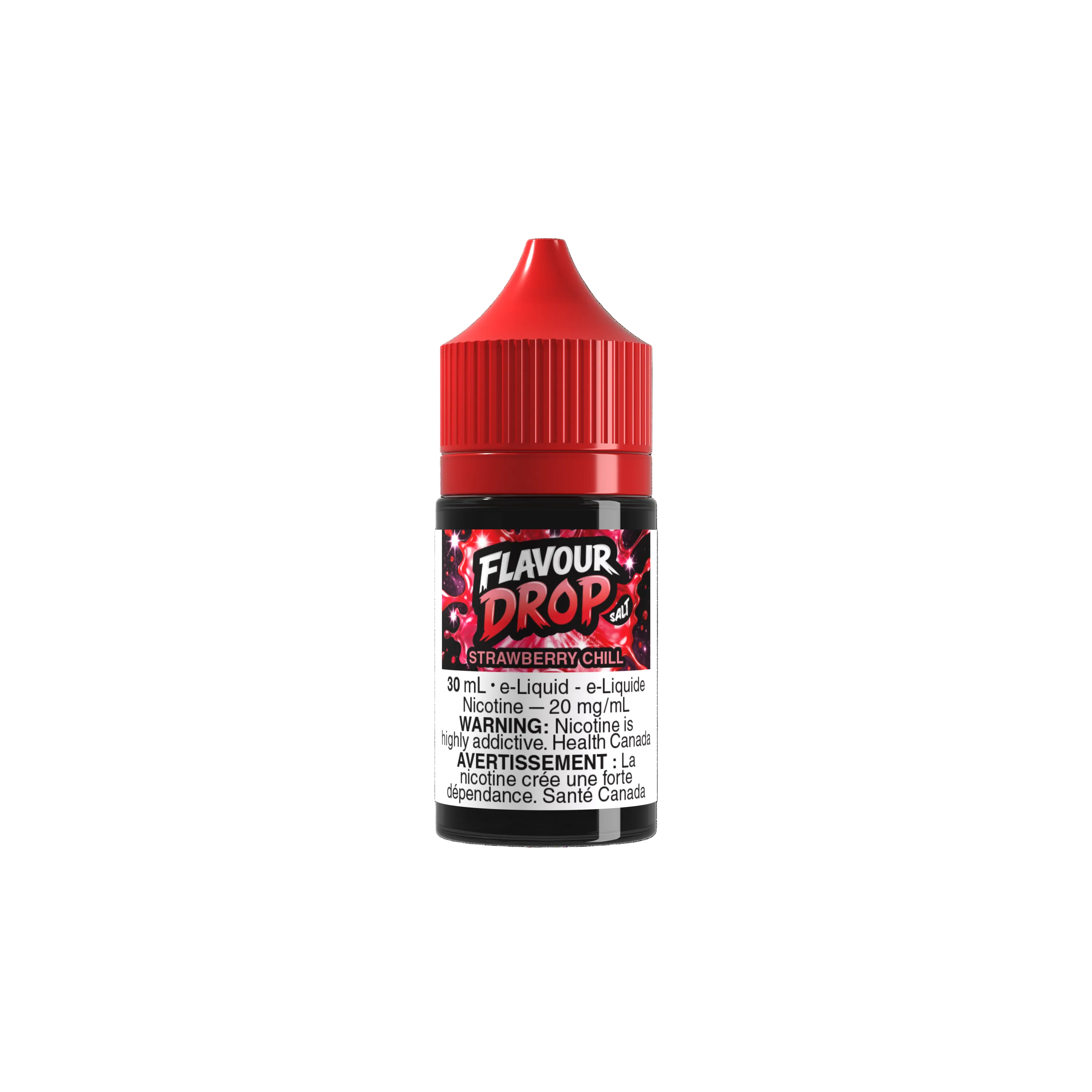 Flavour Drop Salt Strawberry Chill 30mL salt nicotine e-liquid bottle