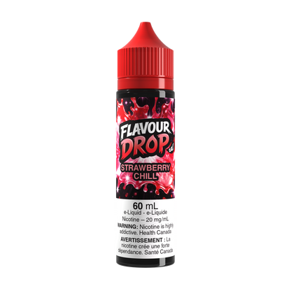Flavour Drop Salt Strawberry Chill 60mL salt nicotine e-liquid bottle