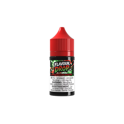 Flavour Drop Salt Watermelon Gush Ice 30mL salt nicotine e-liquid bottle