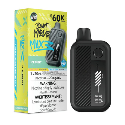 Flavour Beast Mode Max 3 Ice Mint Disposable Vape - Supa Vapes