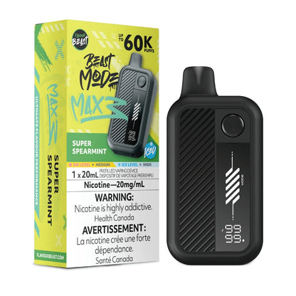 Flavour Beast Mode Max 3 Super Spearmint Iced Disposable Vape - Supa Vapes