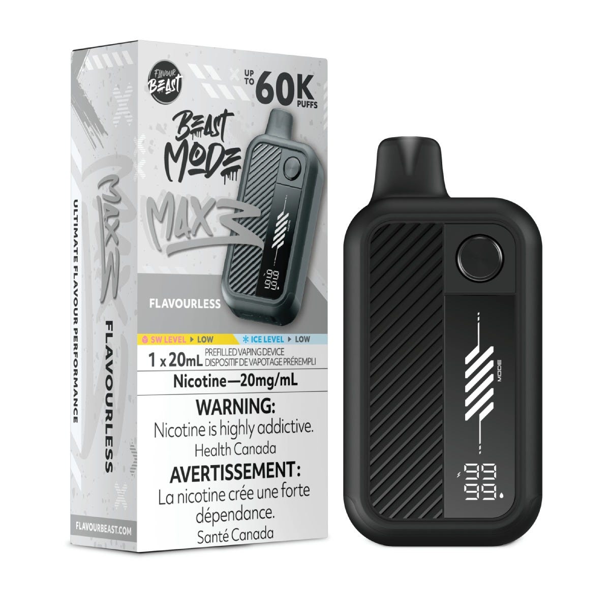 Flavour Beast Mode Max 3 Flavourless Disposable Vape - Supa Vapes