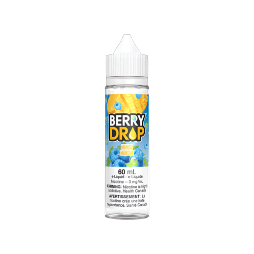Berry Drop (60mL) e-liquid, Grape flavour, 12mg nicotine strength, rich berry medley for a smooth vaping experience, perfect for vapers in Ontario and Quebec.