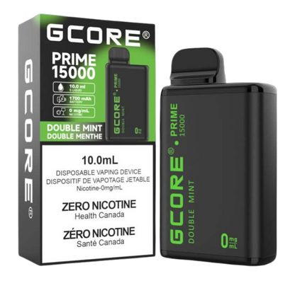 GCORE PRIME 15000 Disposable, Mixed Berries flavour, zero nicotine, nicotine-free vaping device with 15,000 puffs, long-lasting and flavorful, ideal for Ontario and Quebec users.