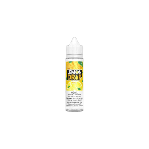 Lemon Drop Freebase 60ml, Banana flavour, 0mg nicotine, bold lemon flavour with a smooth throat hit and banana twist, ideal for Ontario and Quebec vapers seeking fresh citrus taste.