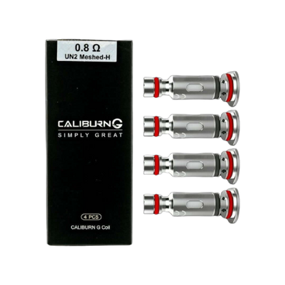 UWELL Caliburn G Coils, 0.8 ohm replacement coil, high-quality for smooth vape and enhanced flavour, compatible with Caliburn G device, ideal for vapers in Ontario and Quebec.