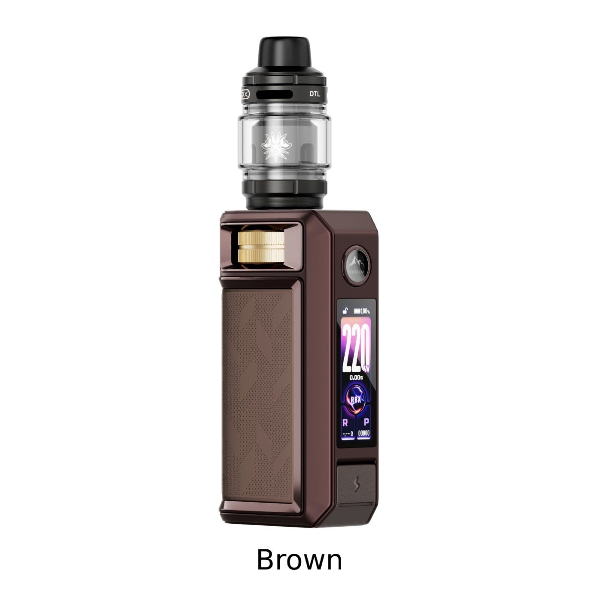 VOOPOO Drag 6 Starter Kit 220W in Brown with 5mL UFORCE-X Tank II | Supa Vapes Canada