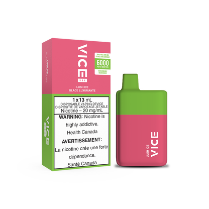 VICE Box 6000, Flavorless, smooth vaping disposable vape with classic design, steady flavour, ideal for Ontario and Quebec vapers.