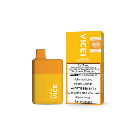 VICE Box 6000, Green Apple Ice flavour, smooth and refreshing vape, high-quality disposable device for vapers in Ontario and Quebec.
