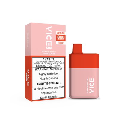 VICE Box 6000, Mango Ice flavour, smooth taste, classic vape experience, ideal for Ontario and Quebec vapers seeking top-quality vaping.