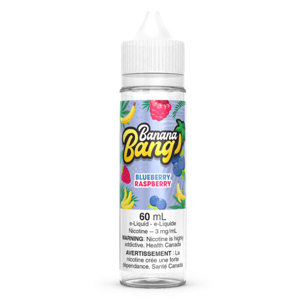 Banana Bang 60mL vape juice, Apple Grape flavour, 6mg nicotine strength, bold and fruity vaping experience, perfect for Ontario and Quebec customers.