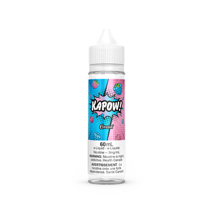 KAPOW! vape juice, Belts flavour, 6mg nicotine, sweet and flavorful vape juice, smooth and enjoyable vaping experience, perfect for Ontario and Quebec vapers.
