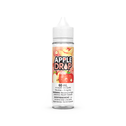 Apple Drop (60mL), Watermelon flavour, 3mg nicotine, refreshing and smooth apple blend e-liquid, perfect for vapers in Ontario and Quebec.