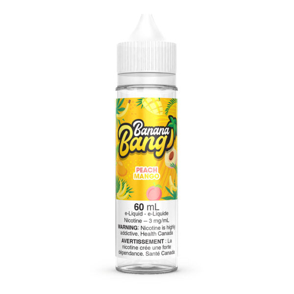 Banana Bang 60mL, Blueberry Raspberry flavour, 6mg nicotine e-liquid, sweet and tangy vape experience, bold fruit blend, perfect for Ontario and Quebec vapers.