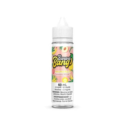 Banana Bang 60mL, Kiwi Strawberry flavour, 0mg nicotine, juicy tropical vape, ideal for Ontario and Quebec customers.