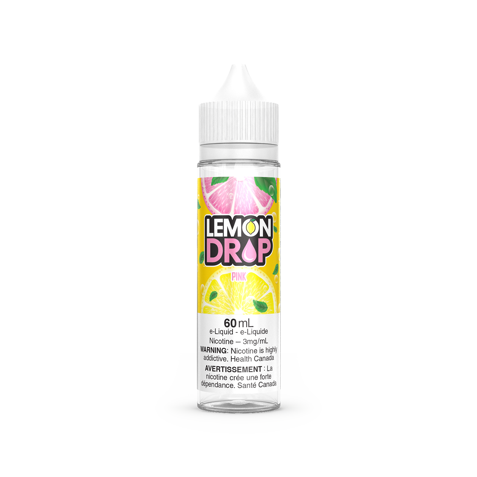 Lemon Drop vape juice, Blue Raspberry flavour, 0mg nicotine, zesty lemon and blue raspberry blend, citrus flavor crafted for Ontario and Quebec vape enthusiasts.