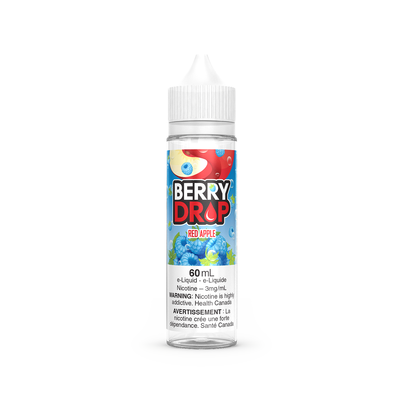 Berry Drop 60mL Cherry flavour vape juice, 0mg nicotine, smooth cherry-infused berry blend crafted for Ontario and Quebec vapers seeking fresh and fruity flavours.