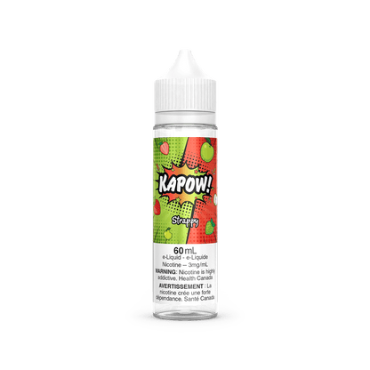 KAPOW! vape juice, I'm Blue flavour, 0mg nicotine, sweet and fruity candy-inspired vape juice, smooth vaping experience ideal for Ontario and Quebec vapers.