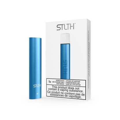 STLTH Type-C Device, Black Rubberized anodized finish, fast charging, user-friendly operation, ideal for vapers in Ontario and Quebec