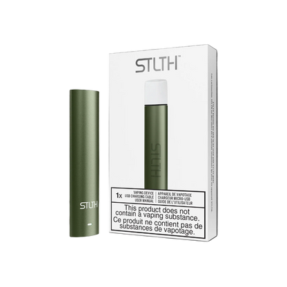 STLTH Type-C Device, Blue Metal anodized finish, fast Type-C charging, draw-activated firing for convenient vaping, ideal for Ontario and Quebec users.