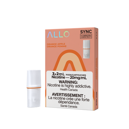 Allo Sync Pods Strawberry Kiwi - high-quality vape pods with smooth draw and bold flavour, available in Hawkesbury, Ottawa, and across Ontario.