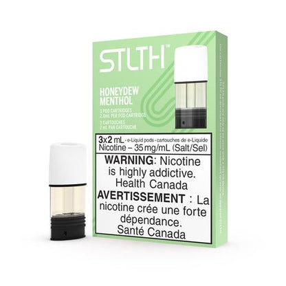 STLTH Pods (3 Pods), Cigar flavour, 20mg nicotine strength, pre-filled vape pods designed for smokers transitioning to vaping in Ontario and Quebec.