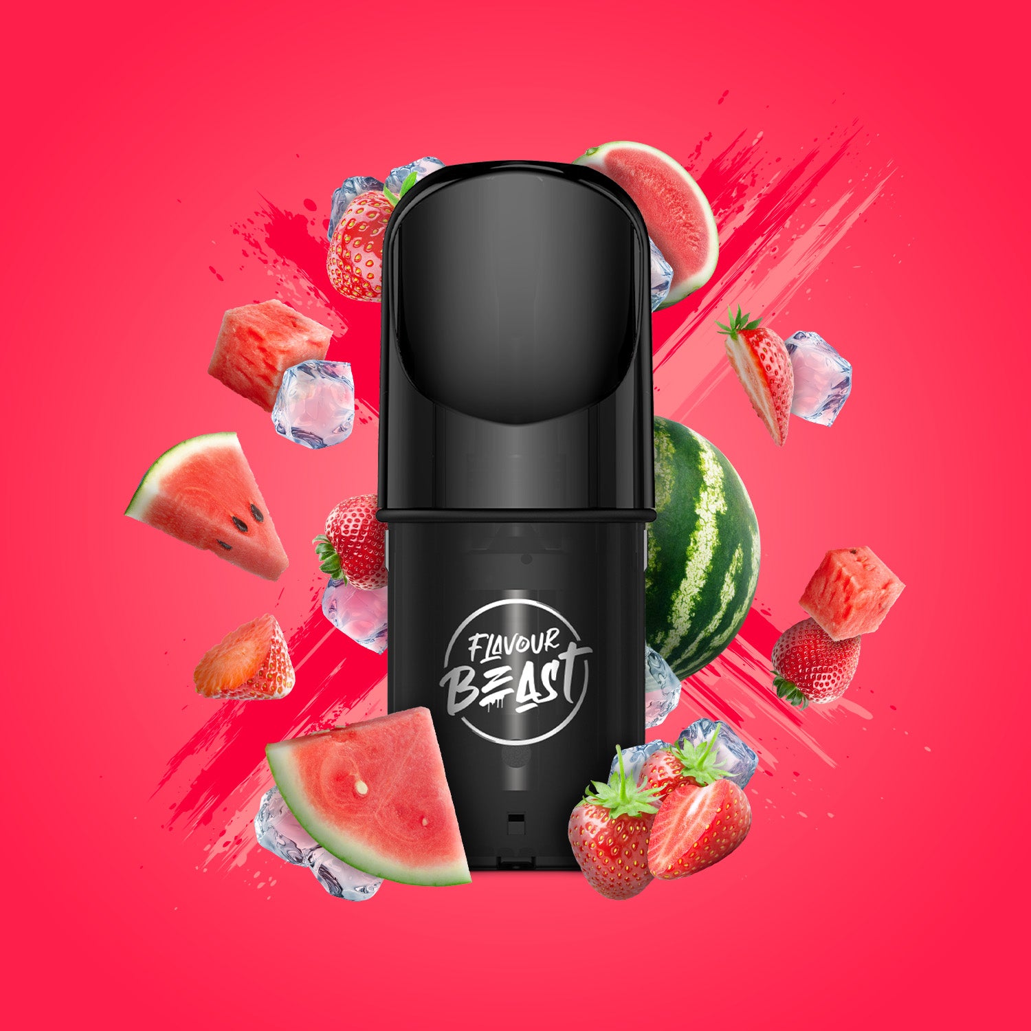 Flavour Beast Pods Wild White Grape Iced flavour pre-filled pod with enhanced flavour mesh coil, compatible with STLTH and Allo devices, designed for Ontario and Quebec vapers.