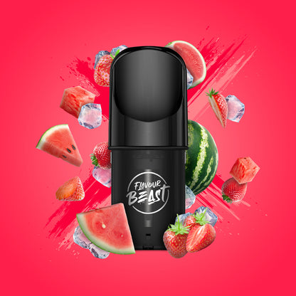 Flavour Beast Pods Wild White Grape Iced flavour pre-filled pod with enhanced flavour mesh coil, compatible with STLTH and Allo devices, designed for Ontario and Quebec vapers.