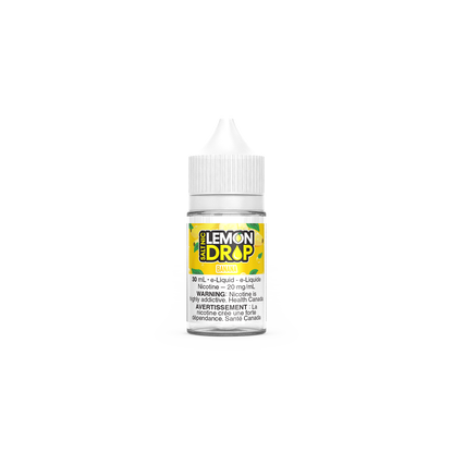 Lemon Drop Salt Nic, Banana flavour, 12mg nicotine strength, smooth citrusy vape juice, ideal for Ontario and Quebec customers