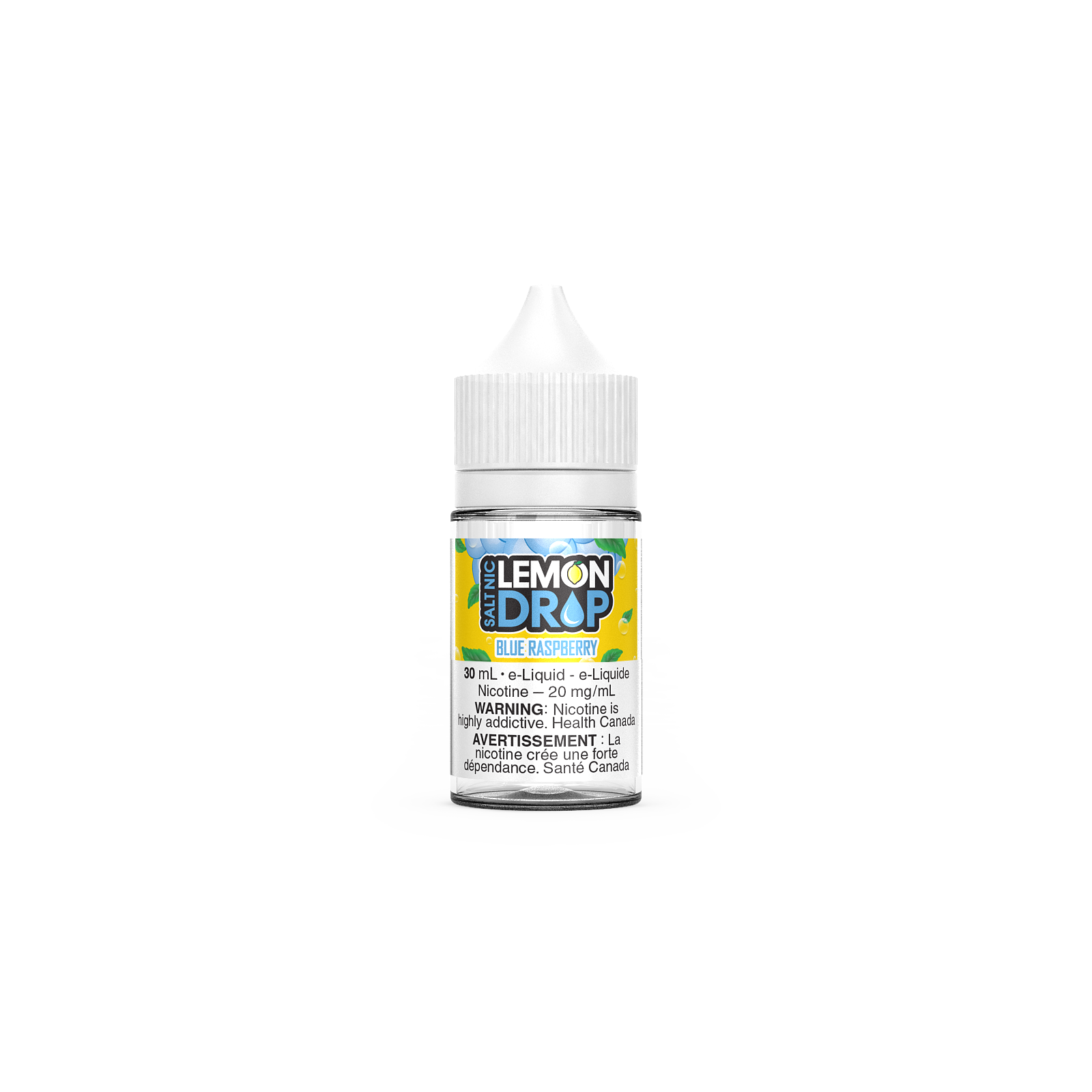 Lemon Drop Salt Nic, Black Cherry flavour, 20mg nicotine strength, smooth citrus and sweet cherry vape, designed for Ontario and Quebec vape enthusiasts.