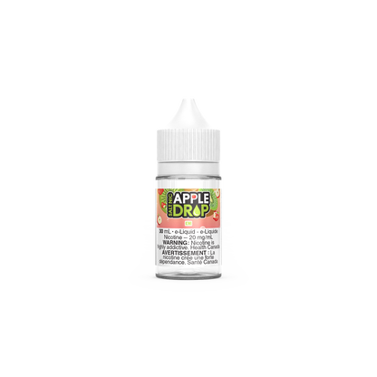 Apple Drop Salt, Double Apple flavour, 30mL bottle with 20mg nicotine salt, smooth and intense vaping experience, ideal for vapers in Ontario and Quebec.