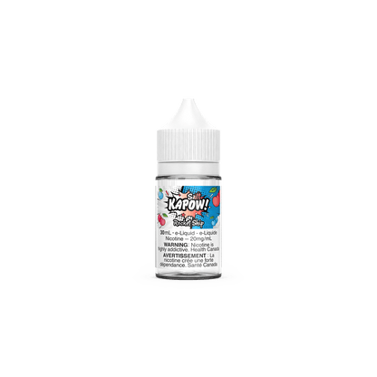 KAPOW! - Salt Nic, I'm Blue flavour, 12mg salt nicotine e-liquid, sweet and smooth vape, popular with Ontario and Quebec vapers.