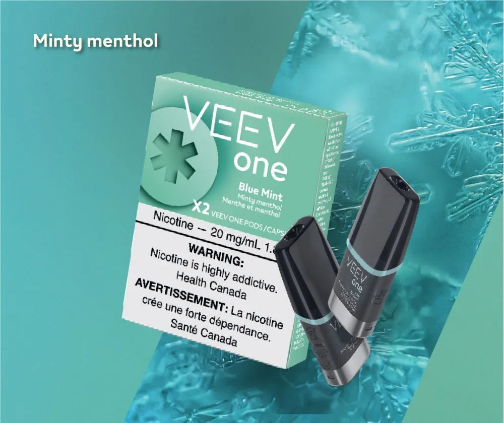 Veev One Pods, Bright Tobacco flavour, smooth rich tobacco taste, hassle-free vaping pod, designed for Ontario and Quebec vapers.